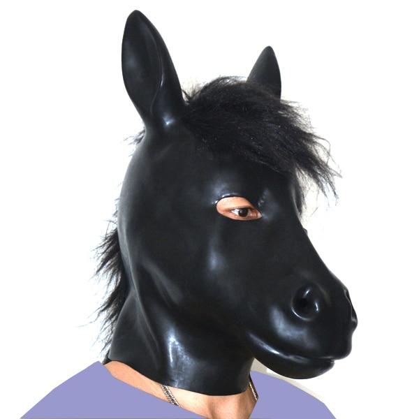 Latex Horse Mask - Sissy Panty Shop