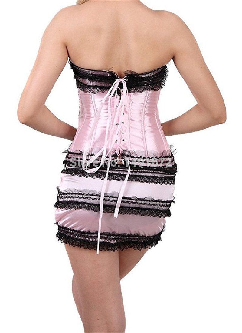 Slutty Pink Corset Dress - Sissy Panty Shop