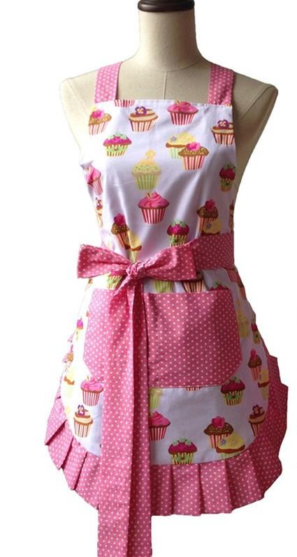 Cupcakes Ruffled Sissy Apron - Sissy Panty Shop