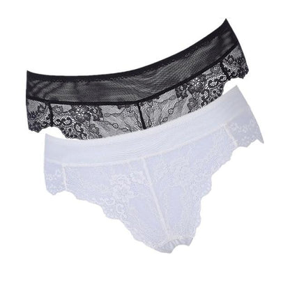 "Sissy Ruby" 2 Piece Lace Panty Set - Sissy Panty Shop