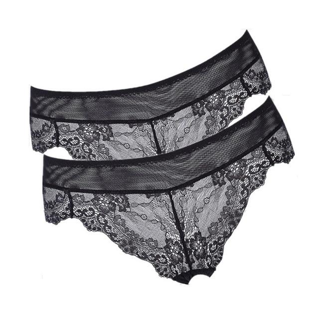 "Sissy Ruby" 2 Piece Lace Panty Set - Sissy Panty Shop