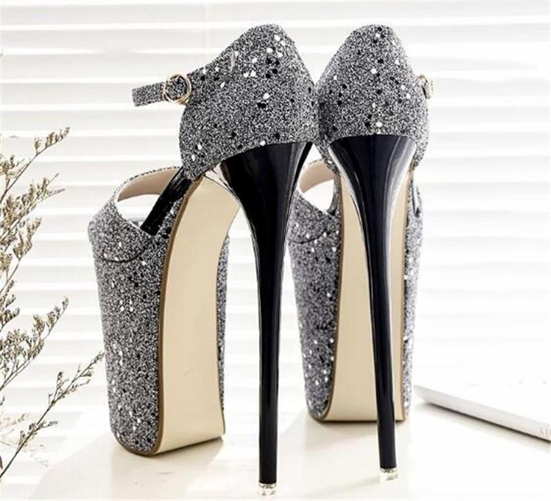 "Shemale Ana" Glitter Pumps - Sissy Panty Shop