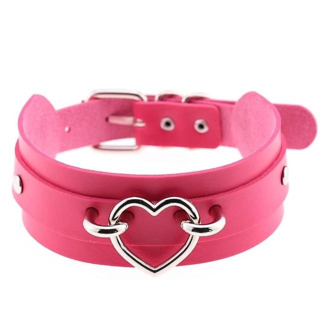 "Sissy Cassandra" Heart Choker - Sissy Panty Shop