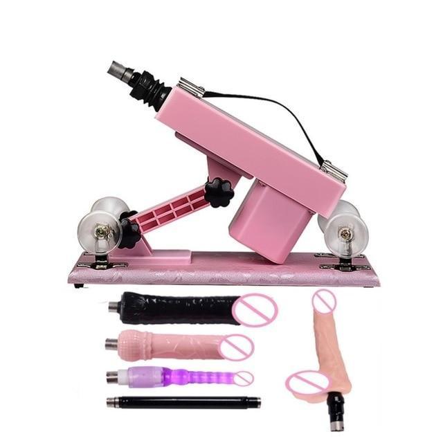 "Tranny Rebecca" Retractable Sex Machine - Sissy Panty Shop