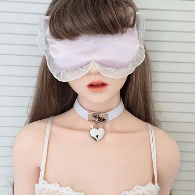 BDSM, DDLG Lockable Choker w/ Heart Shaped Lock - Sissy Panty Shop