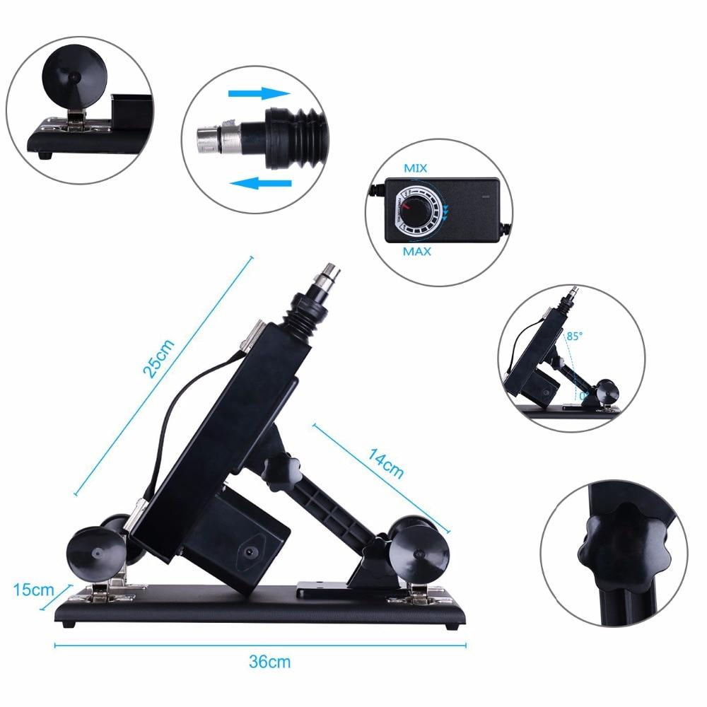 "Tranny Rebecca" Retractable Sex Machine - Sissy Panty Shop