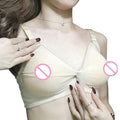 Nude Color Crossdressing Pocket Bra - Sissy Panty Shop