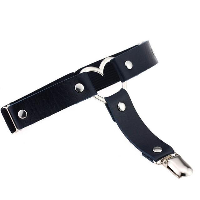 Love Heart Leg Garters - Sissy Panty Shop