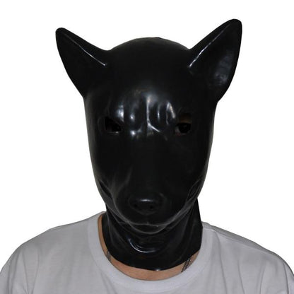 Latex Wolf Mask - Sissy Panty Shop