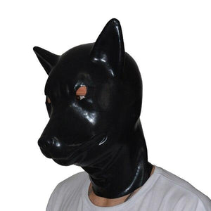 Latex Wolf Mask - Sissy Panty Shop