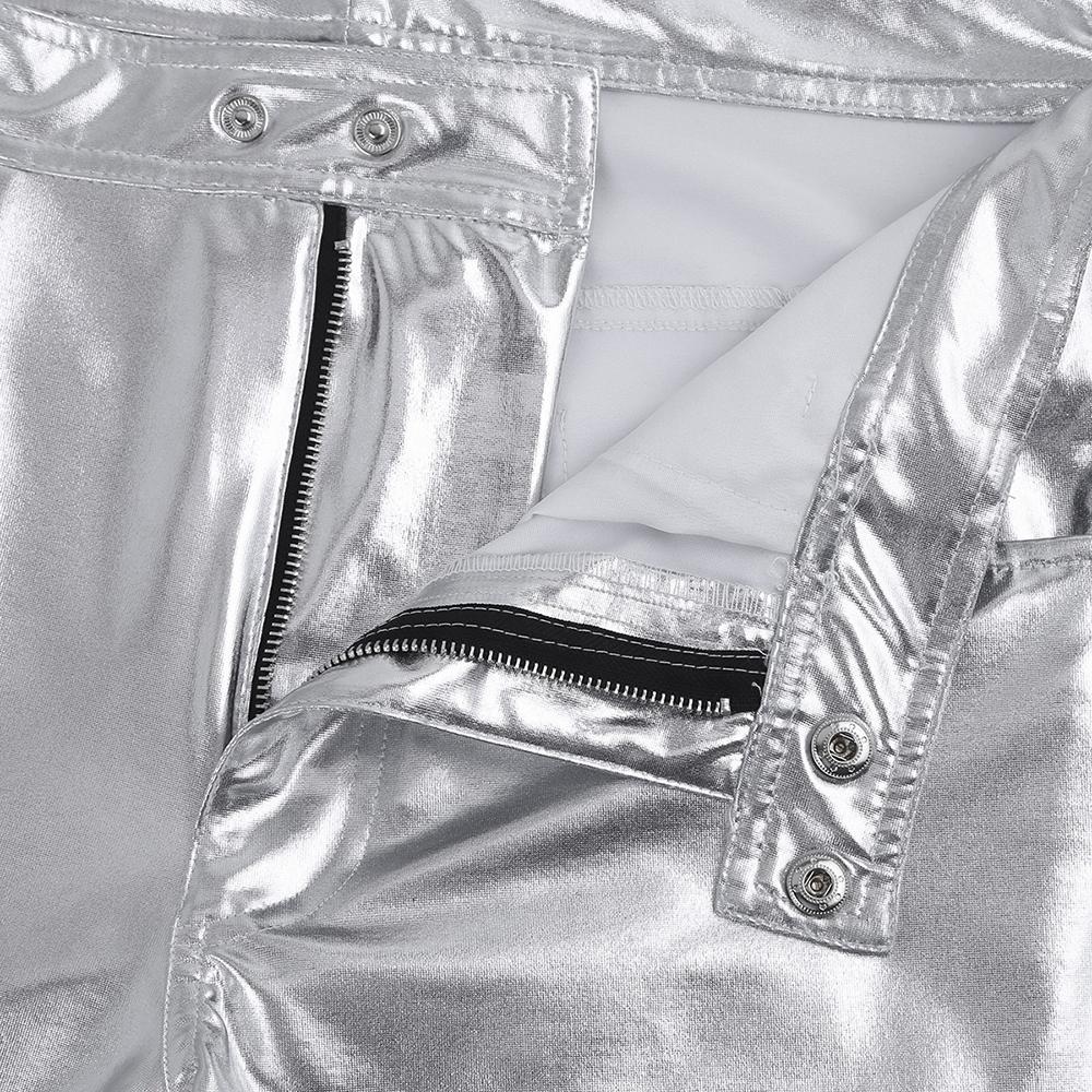 Metallic Tight Pants - Sissy Panty Shop