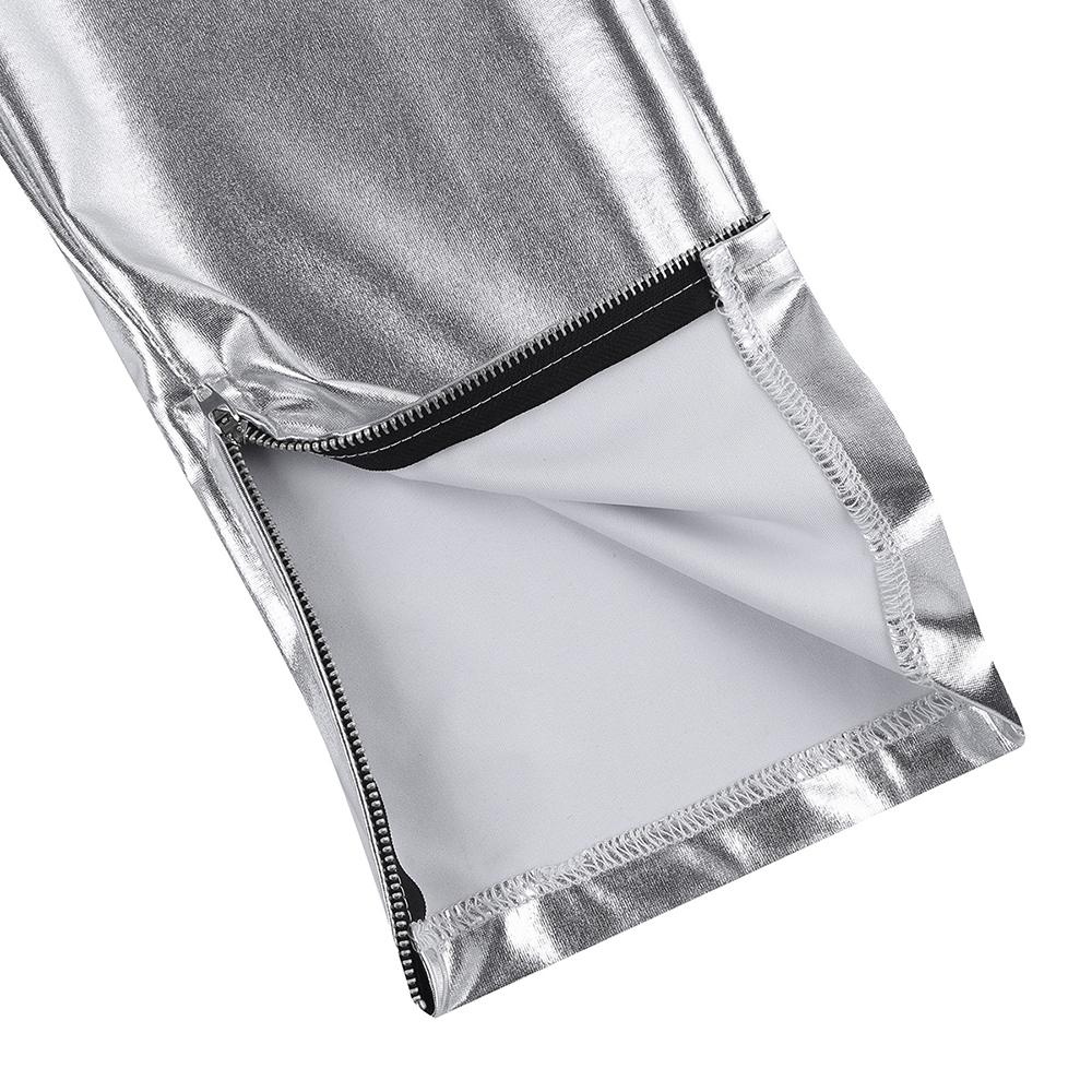 Metallic Tight Pants - Sissy Panty Shop