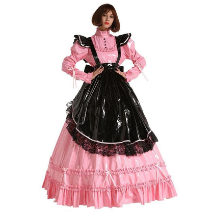 Lockable French Sissy Maid Dress - Sissy Panty Shop