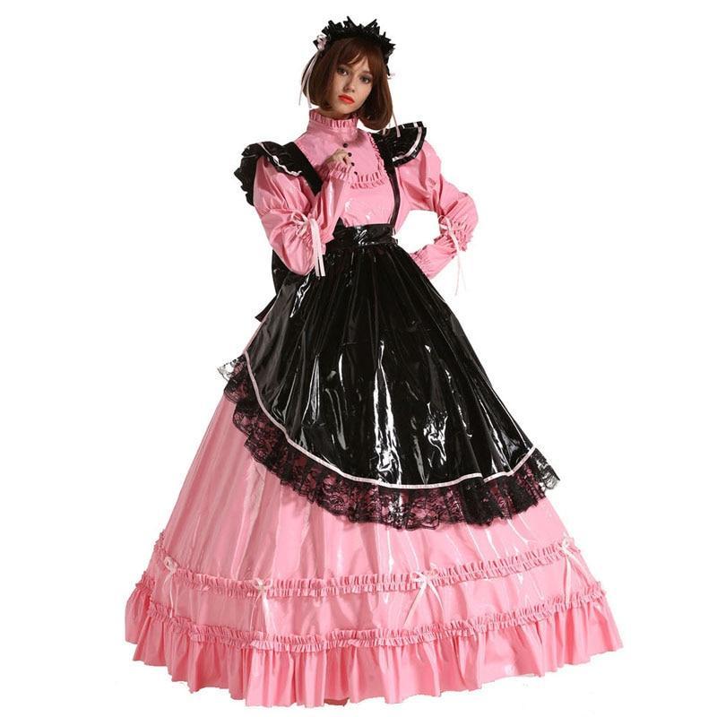 Lockable French Sissy Maid Dress - Sissy Panty Shop