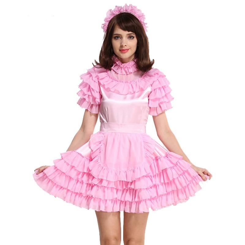 Forced Sissy Satin Maid Dress Sissy Panty Shop forced-sissy-satin-maid-dress-sissy-panty-shop