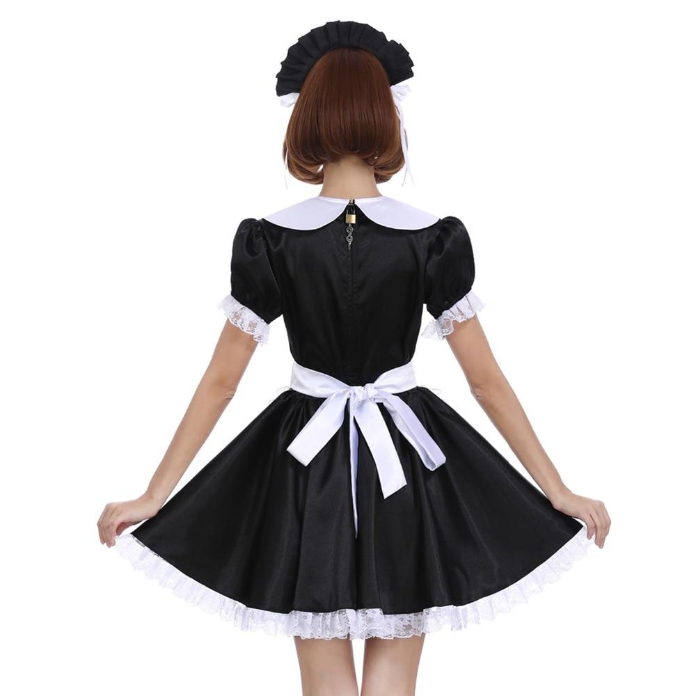 Lockable Sissy Maid Dress - Sissy Panty Shop