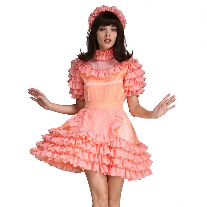 Lockable Sissy Maid Dress - Sissy Panty Shop