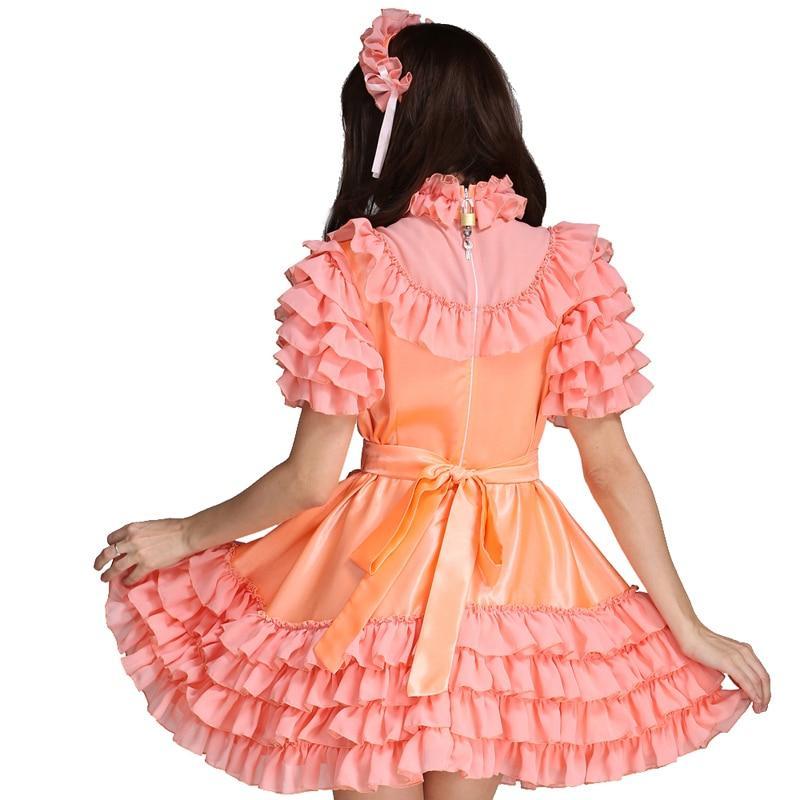 Lockable Sissy Maid Dress - Sissy Panty Shop