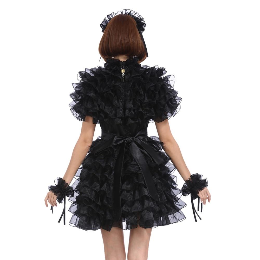 Lockable Black Sissy Dress - Sissy Panty Shop