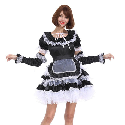 "Sissy Nika" Maid Lockable Dress - Sissy Panty Shop