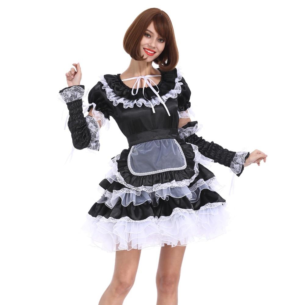 "Sissy Nika" Maid Lockable Dress - Sissy Panty Shop