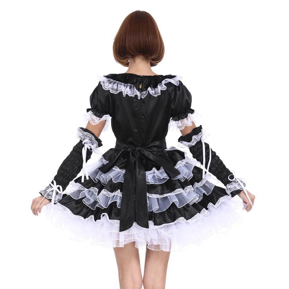 "Sissy Nika" Maid Lockable Dress - Sissy Panty Shop