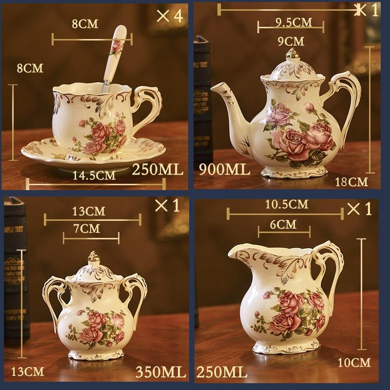 15pcs British Royal Sissy Maid Porcelain Tea Set - Sissy Panty Shop