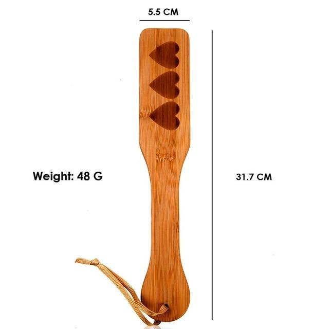 Natural Bamboo Sissy Spanking Paddle - Sissy Panty Shop