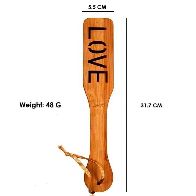 Natural Bamboo Sissy Spanking Paddle - Sissy Panty Shop