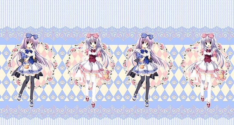 Anime Pleated Lace Trimmed Lolita Skirt - Sissy Panty Shop