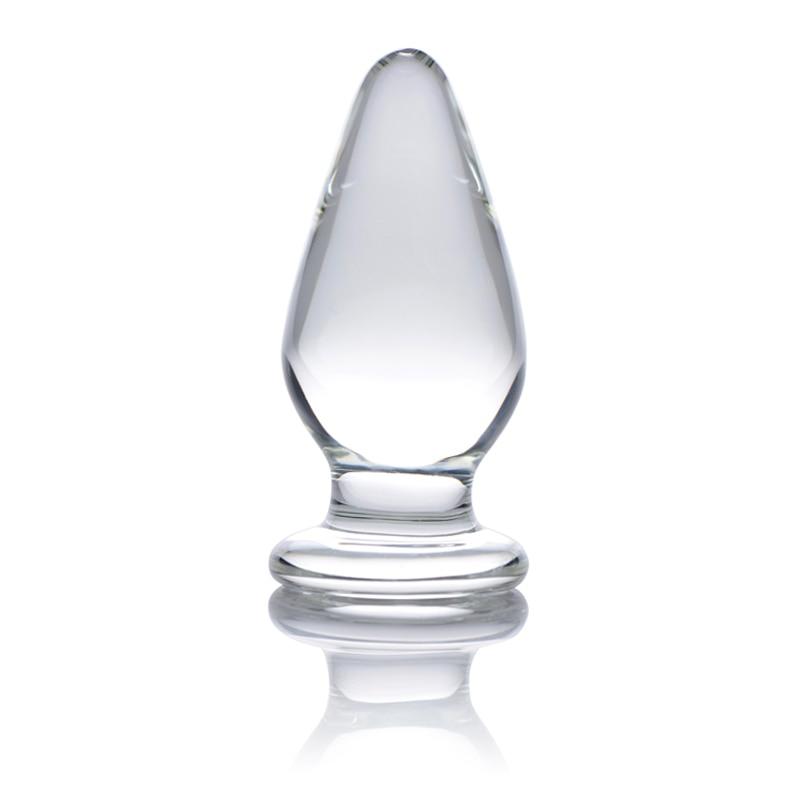 🌷 Enchanting Elegance: Crystal Clear Glass Anal Plug for Your Feminine Journey! 🌈 - Sissy Panty Shop