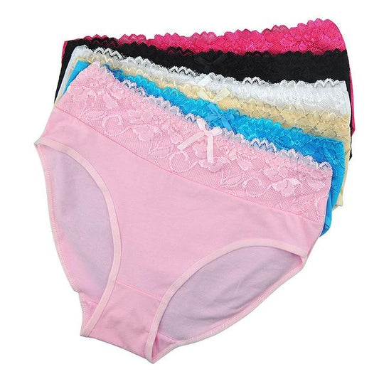 6 Pcs Sissy Cotton Panties Set - Sissy Panty Shop