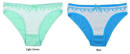 6 Pcs Cute Bows Dotted Panties - Sissy Panty Shop