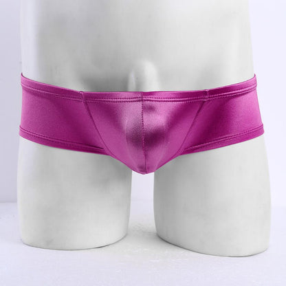 Wetlook Solid Bulge Pouch Underwear - Sissy Panty Shop