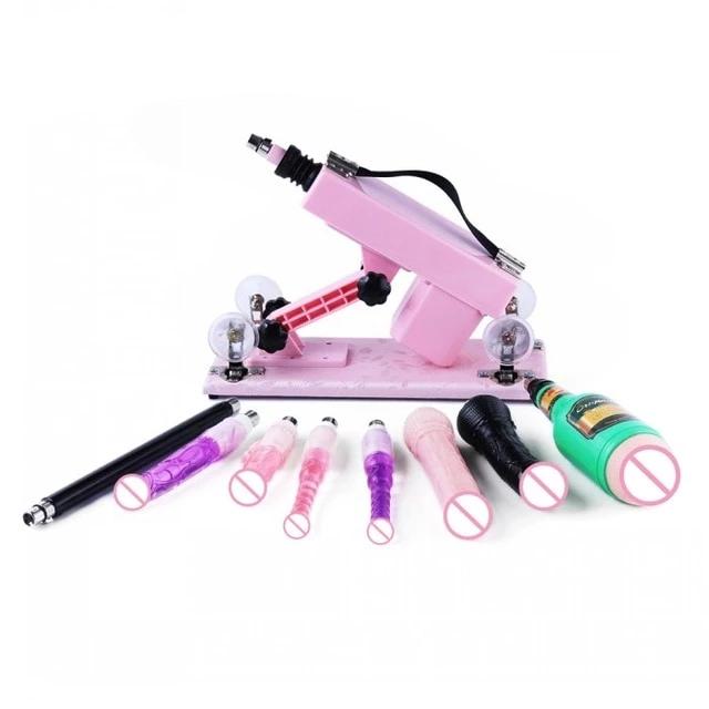 Automatic Sex Machine w/ 8 Attachments - Sissy Panty Shop