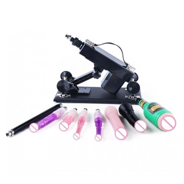 Automatic Sex Machine w/ 8 Attachments - Sissy Panty Shop