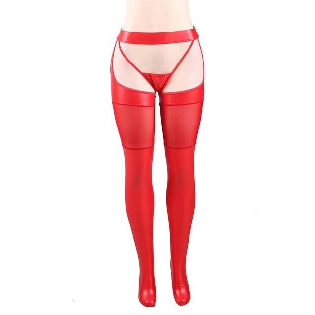 "Sissy Carmen" Open Crotch Mesh Pantyhose - Sissy Panty Shop