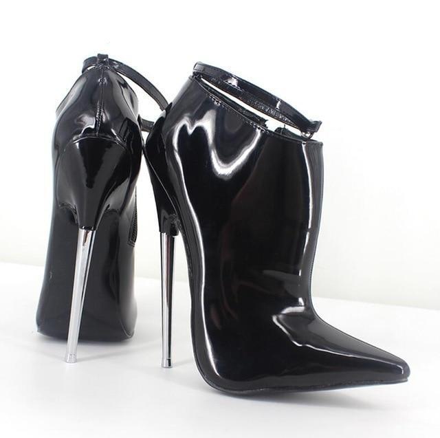 "Tranny Naomi" Stiletto Ankle Booties - Sissy Panty Shop