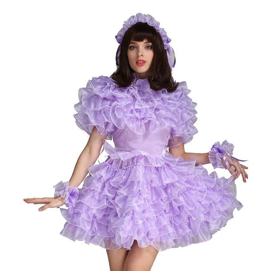 Lockable Organza Sissy Dress - Sissy Panty Shop