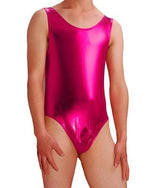 Faux Leather Onesie - Sissy Panty Shop