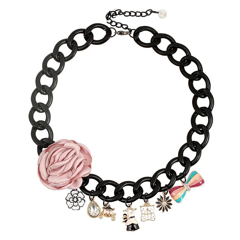 Chunky Rose Sissy Necklace - Sissy Panty Shop