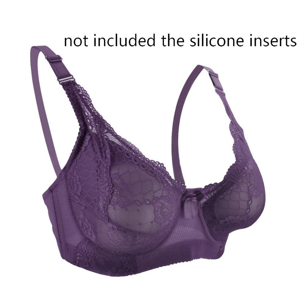 "Purple Dream" Crossdressing Pocket Bra - Sissy Panty Shop