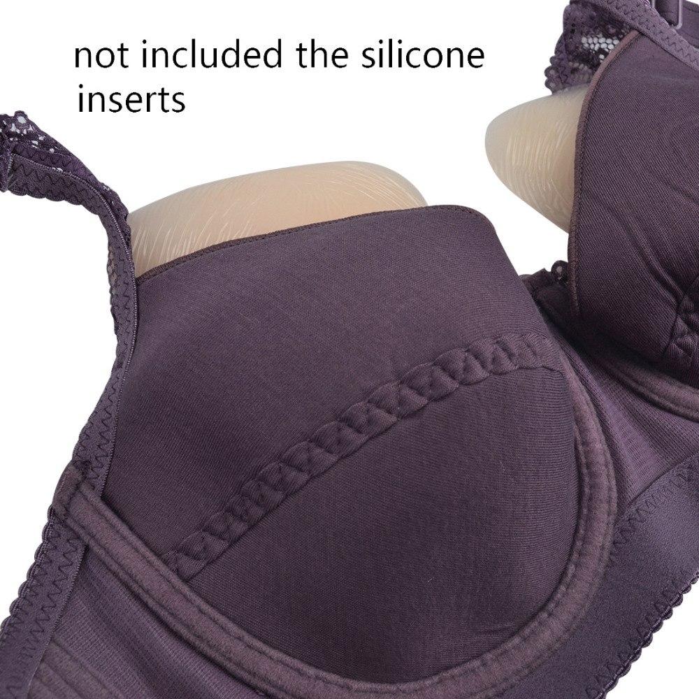 "Purple Dream" Crossdressing Pocket Bra - Sissy Panty Shop