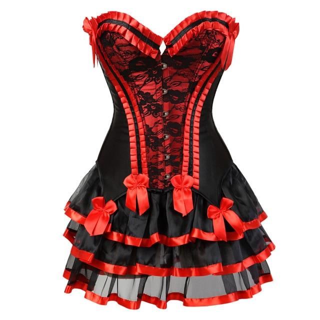 Lace Trimmed Sissy Corset Dress - Sissy Panty Shop