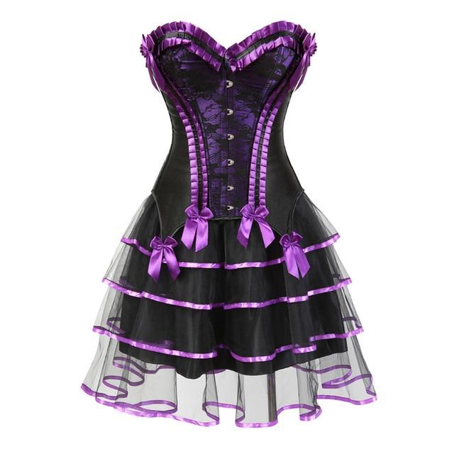 Lace Trimmed Sissy Corset Dress - Sissy Panty Shop