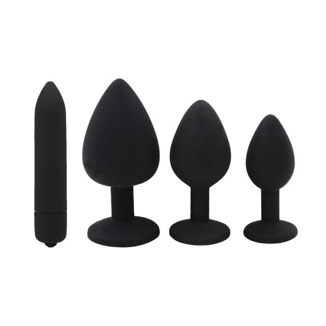 4 Pcs Butt Plug Set - Sissy Panty Shop