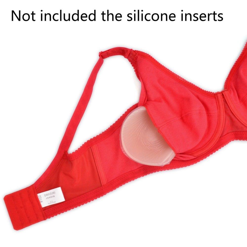 Red Crossdressing Pocket Bra - Sissy Panty Shop