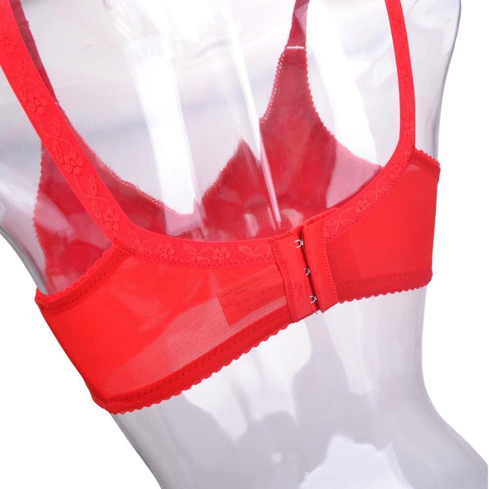 Red Crossdressing Pocket Bra - Sissy Panty Shop