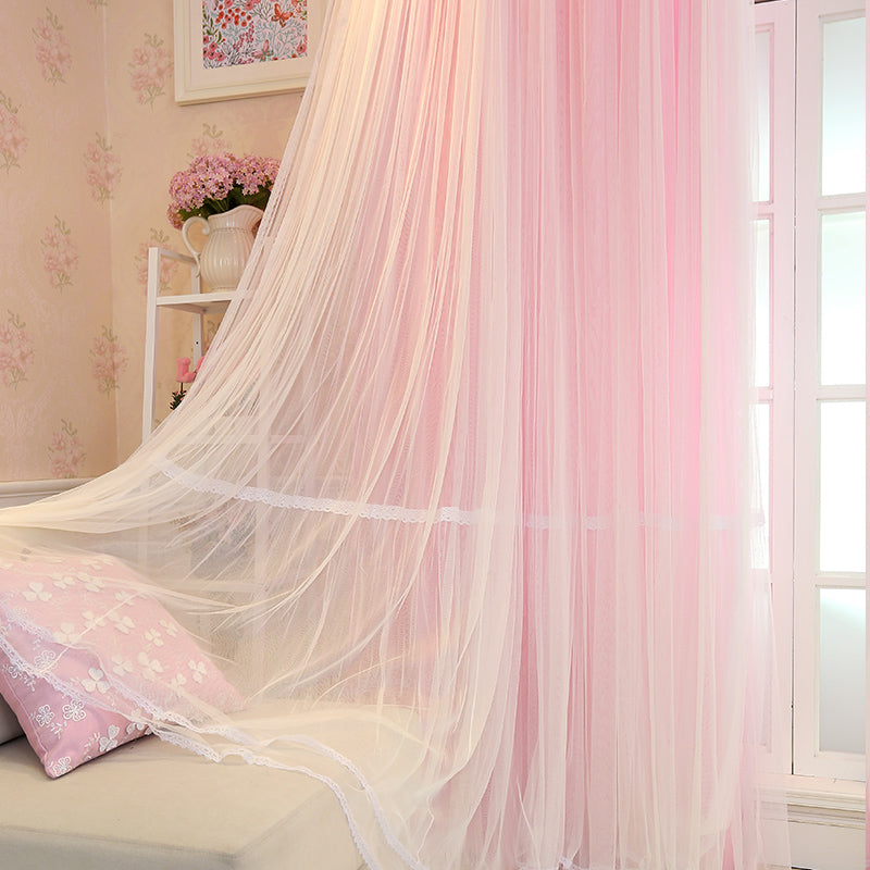 Sissy Lace Pink Blackout Curtain - Sissy Panty Shop