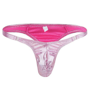 Shiny Low Rise Ruched Pouch G-string - Sissy Panty Shop
